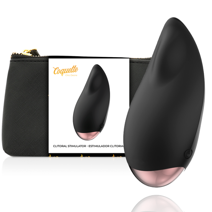 COQUETTE CHIC DESIRE ESTIMULADOR CLITORIS NEGRO GOLD GOTA