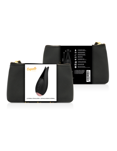 COQUETTE CHIC DESIRE ESTIMULADOR CLITORIS NEGRO GOLD FLOR