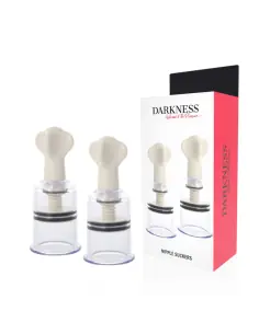 DARKNESS ONDAS ESTIMULADORAS PEZONES TRANSPARENTE 5CM DIMETRO