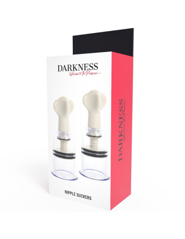 DARKNESS ONDAS ESTIMULADORAS PEZONES TRANSPARENTE 5CM DIMETRO