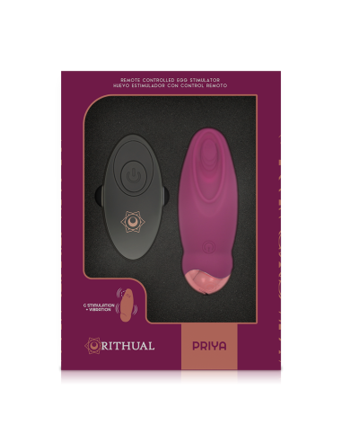 RITHUAL PRIYA HUEVO CONTROL REMOTO G SPOT VIBRACION