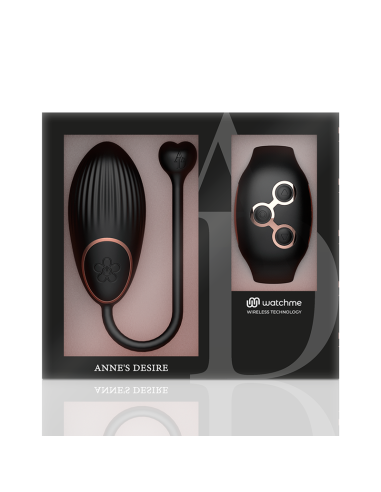 ANNE S DESIRE HUEVO CONTROL REMOTO TECNOLOGIA WATCHME NEGRO GOLD