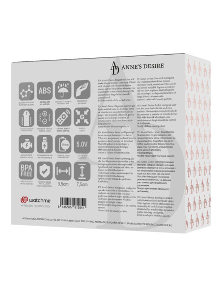 ANNE S DESIRE HUEVO CONTROL REMOTO TECNOLOGIA WATCHME NEGRO GOLD ANNE S DESIRE HUEVO CONTROL REMOTO TECNOLOGIA WATCHME NEGRO GOLD