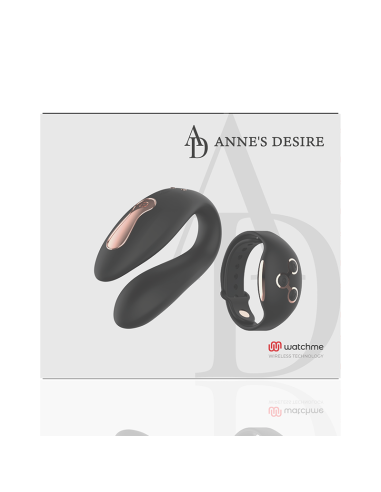 ANNE S DESIRE DUAL PLEASURE TECNOLOGIA WATCHME NEGRO GOLD