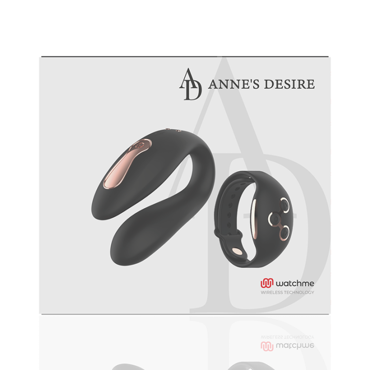 ANNE S DESIRE DUAL PLEASURE TECNOLOGIA WATCHME NEGRO GOLD