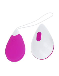 OHMAMA HUEVO VIBRADOR 10 MODOS LILA Y BLANCO 2