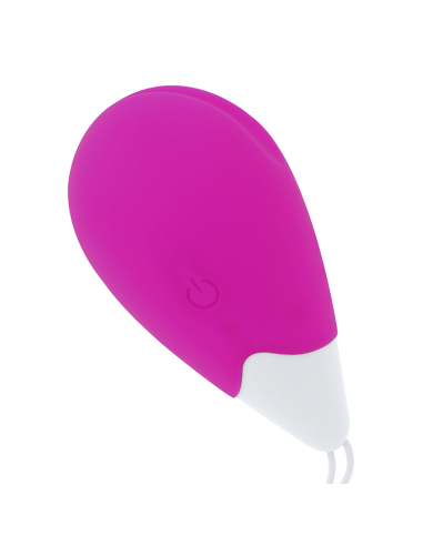 OHMAMA HUEVO VIBRADOR 10 MODOS LILA Y BLANCO