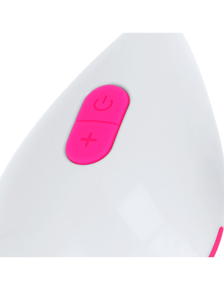 OHMAMA HUEVO VIBRADOR 10 MODOS ROSA Y BLANCO
