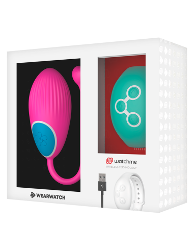 WEARWATCH HUEVO CONTROL REMOTO TECHNOLOGY WATCHME FUCSIA AGUA MARINA