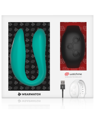 WEARWATCH VIBRADOR DUAL TECHNOLOGY WATCHME AGUAMARINA AZABACHE