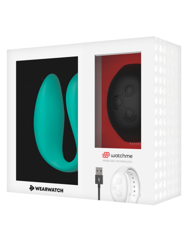 WEARWATCH VIBRADOR DUAL TECHNOLOGY WATCHME AGUAMARINA AZABACHE