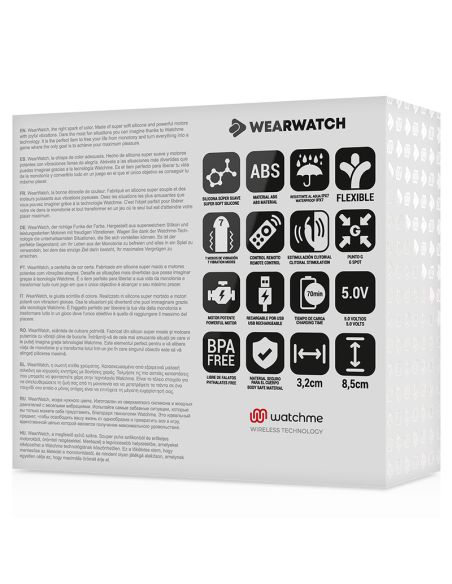 WEARWATCH VIBRADOR DUAL TECHNOLOGY WATCHME AGUAMARINA AZABACHE WEARWATCH VIBRADOR DUAL TECHNOLOGY WATCHME AGUAMARINA AZABACHE