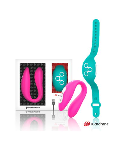 WEARWATCH VIBRADOR DUAL TECHNOLOGY WATCHME FUCSIA AGUA MARINA