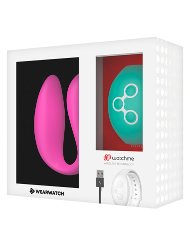 WEARWATCH VIBRADOR DUAL TECHNOLOGY WATCHME FUCSIA AGUA MARINA
