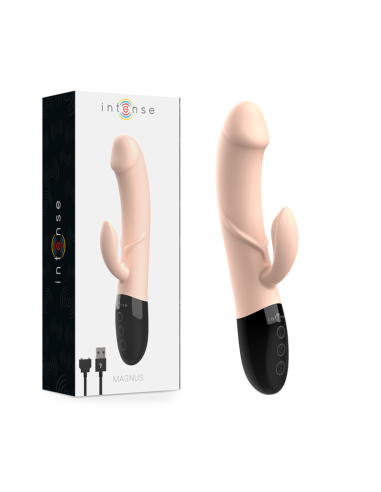 INTENSE MAGNUS VIBRADOR RECARGABLE DUAL NATURAL
