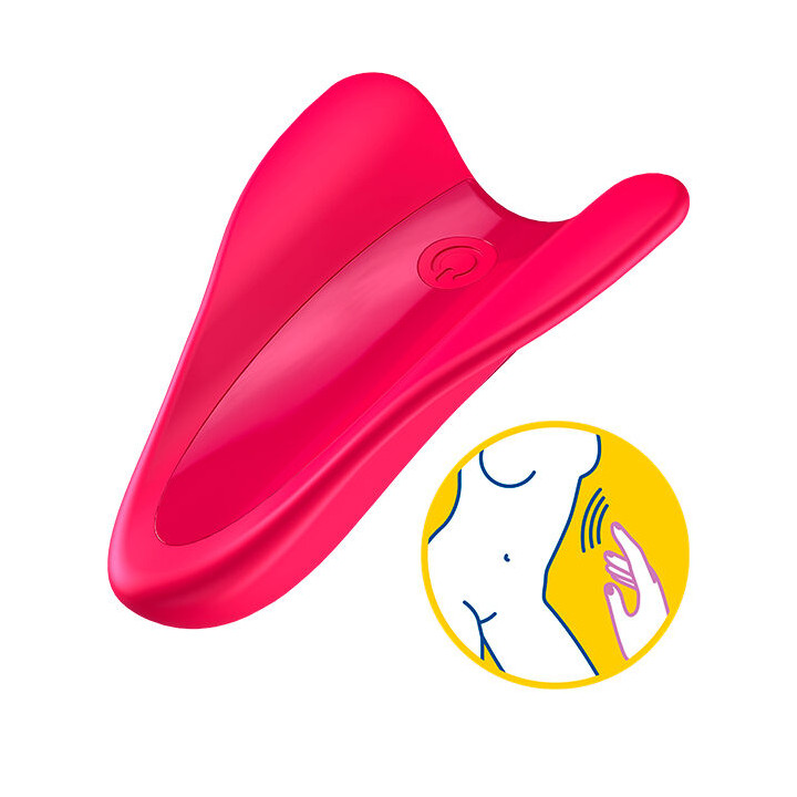 SATISFYER HIGH FLY VIBRADOR DEDAL FUCHSIA