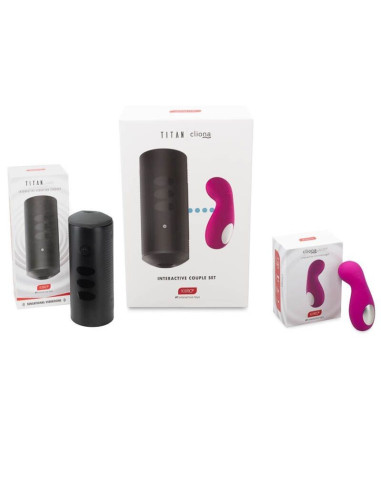 KIIROO TITAN Y CLIONA SET PAREJAS LILA