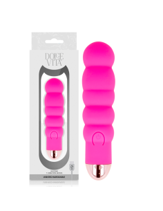 DOLCE VITA VIBRADOR RECARGABLE SIX ROSA 7 VELOCIDADES 2