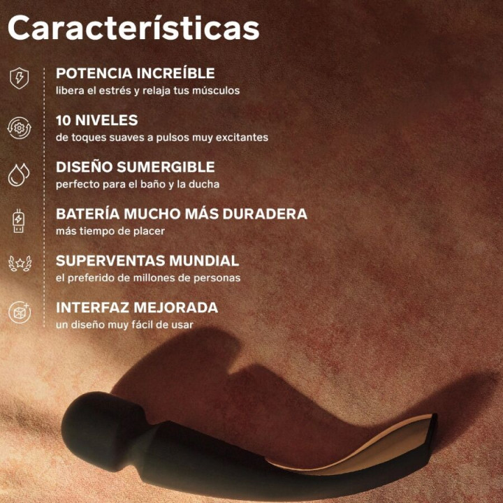 LELO MASAJEADOR SMART MEDIUM WAND 2 VERDE AGUA