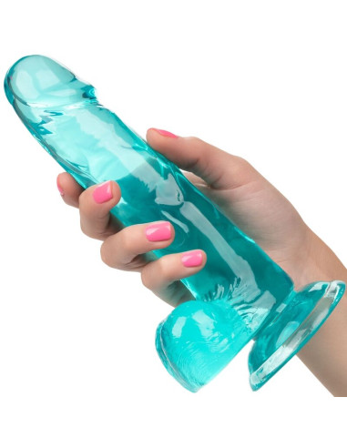 CALEXOTICS SIZE QUEEN DILDO AZUL 153 CM