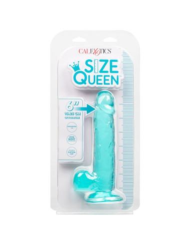 CALEXOTICS SIZE QUEEN DILDO AZUL 153 CM
