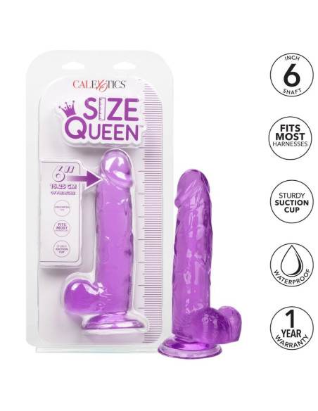 CALEXOTICS SIZE QUEEN DILDO LILA 153 CM
