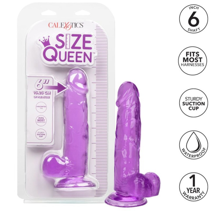 CALEXOTICS SIZE QUEEN DILDO LILA 153 CM