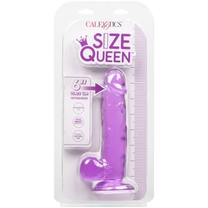 CALEXOTICS SIZE QUEEN DILDO LILA 153 CM