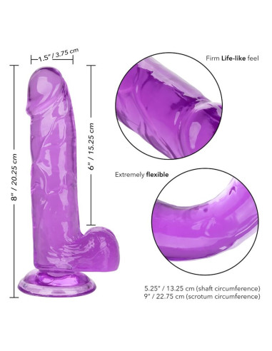 CALEXOTICS SIZE QUEEN DILDO LILA 153 CM
