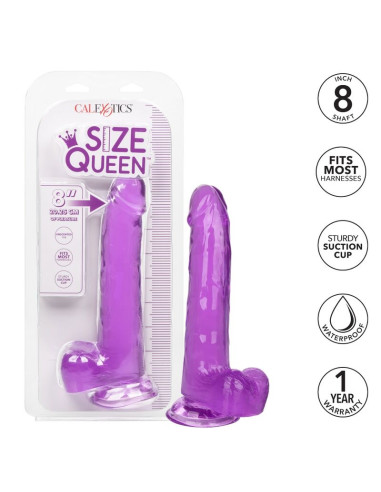 CALEXOTICS SIZE QUEEN DILDO LILA 203 CM