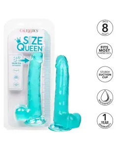 CALEXOTICS SIZE QUEEN DILDO AZUL 203 CM 2