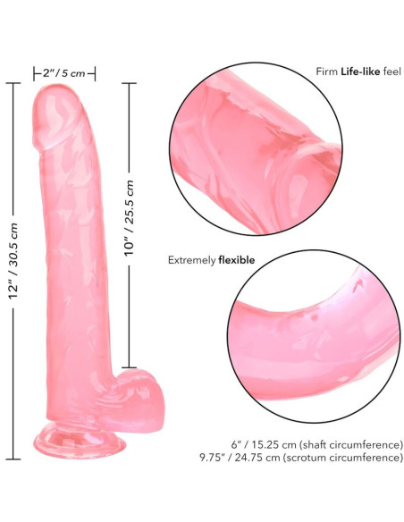 CALEXOTICS SIZE QUEEN DILDO ROSA 255 CM CALEXOTICS SIZE QUEEN DILDO ROSA 255 CM