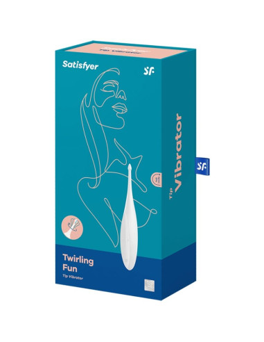 SATISFYER TWIRLING FUN ESTIMULADOR CLITORIS BLANCO
