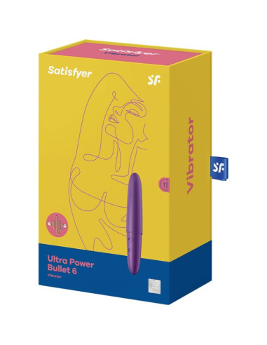 SATISFYER ULTRA POWER BULLET 6 BALA VIBRADORA MORADA