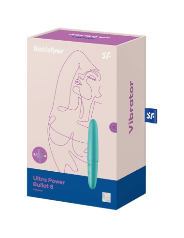 SATISFYER ULTRA POWER BULLET 6 BALA VIBRADORA TURQUESA