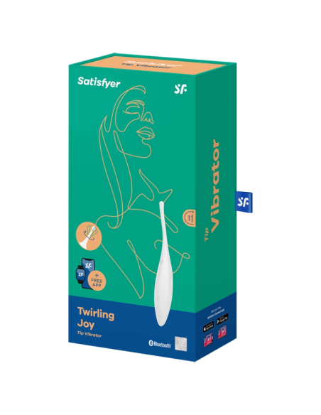 SATISFYER TWIRLING JOY ESTIMULADOR CLITORIS BLANCO SATISFYER TWIRLING JOY ESTIMULADOR CLITORIS BLANCO