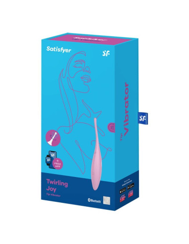 SATISFYER TWIRLING JOY ESTIMULADOR CLITORIS ROSA