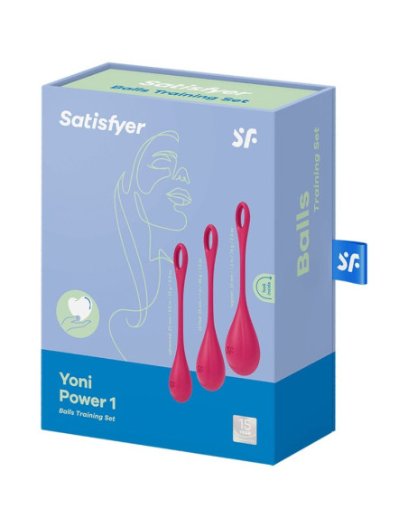 SATISFYER YONI POWER 1 KIT DE ENTRENAMIENTO ROJO SATISFYER YONI POWER 1 KIT DE ENTRENAMIENTO ROJO