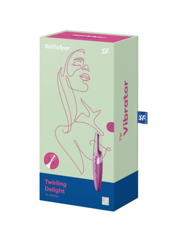 SATISFYER TWIRLING DELIGHT ESTIMULADOR CLITORIS MORADO