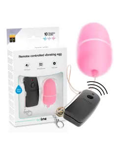ONLINE HUEVO VIBRADOR CON MANDO CONTROL REMOTO ROSA