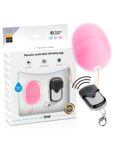 ONLINE HUEVO VIBRADOR CONTROL REMOTO S ROSA