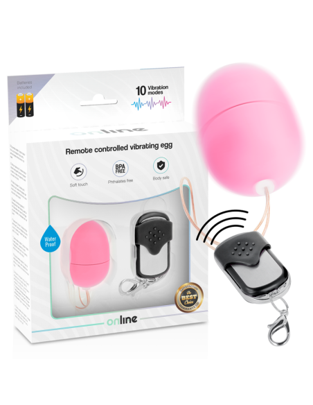 ONLINE HUEVO VIBRADOR CONTROL REMOTO S ROSA ONLINE HUEVO VIBRADOR CONTROL REMOTO S ROSA