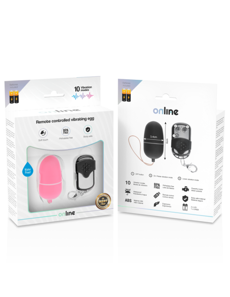 ONLINE HUEVO VIBRADOR CONTROL REMOTO M ROSA ONLINE HUEVO VIBRADOR CONTROL REMOTO M ROSA