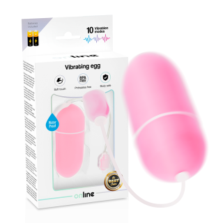 ONLINE HUEVO VIBRADOR WATERPROOF ROSA