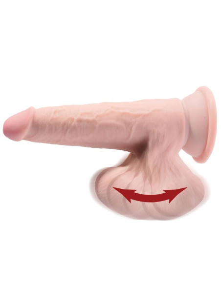 KING COCK PLUS 3D DILDO SWINGING BALLS 127 CM KING COCK PLUS 3D DILDO SWINGING BALLS 127 CM