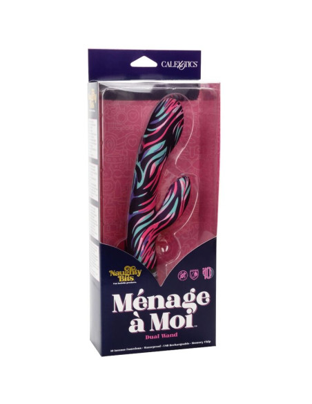 CALEXOTICS VIBRADOR MENAGE A MOI DUAL WAND CALEXOTICS VIBRADOR MENAGE A MOI DUAL WAND