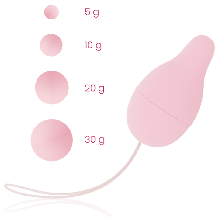 OHMAMA DESARROLLADOR SUELO PELVICO KEGEL SISTEMA DE PESOS