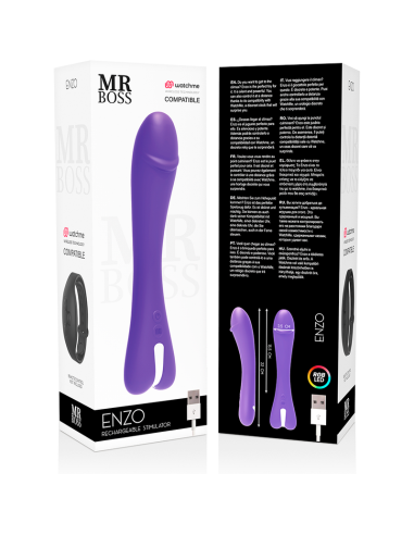 MR BOSS ENZO VIBRADOR COMPATIBLE CON WATCHME WIRELESS TECHNOLOGY