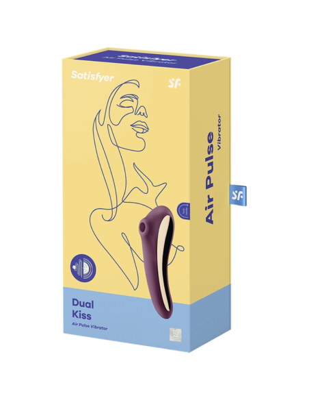 SATISFYER DUAL KISS ESTIMULADOR CLITORIS PURPURA SATISFYER DUAL KISS ESTIMULADOR CLITORIS PURPURA
