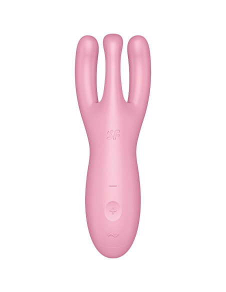 SATISFYER THREESOME 4 VIBRADOR APP ROSA SATISFYER THREESOME 4 VIBRADOR APP ROSA